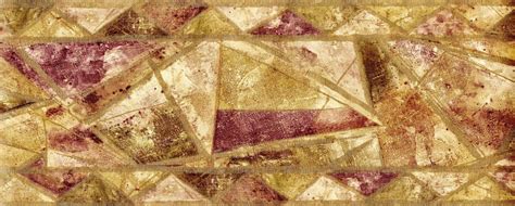 Metallic Gold Contemporary Abstract Geometric Wallpaper Border Kitchen