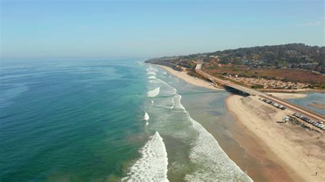 Aerial View Of Coastline Beach In San Diego Stock Footage Sbv 337771595
