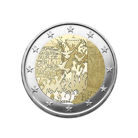 2 Euros Commémorative France 30 Ans Chute Du Mur De Berlin 2019