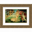 Birth Of Venus 2x Matted 24x20 Gold Ornate Framed Art Print by Sandro ...