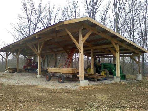 Timber Frame Tractor Shed Carport Farm Shed Carport Sheds Images And