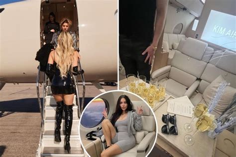Kim Kardashian S Bff S Daughter Takes Fans Inside Her 150m Private Jet Including Cream Leather