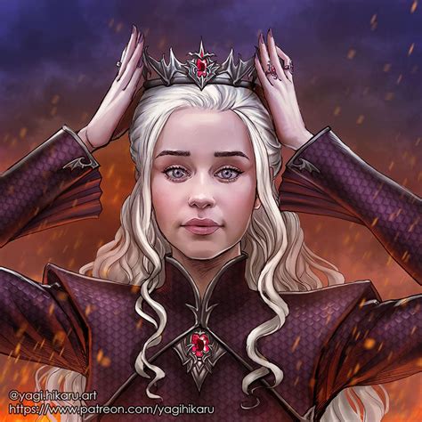 Daenerys Targaryen The Crowned Queen By Yagihikaru On Deviantart