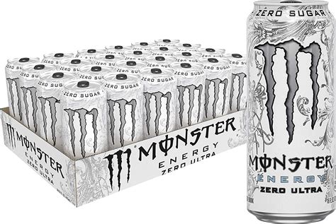 Monster Energy Zero Ultra Sugar Free Energy Drink 16 Fl