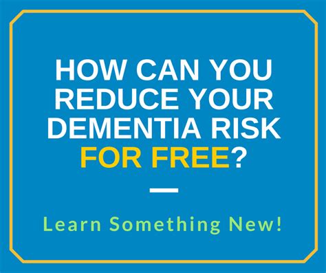 How Can You Reduce Your Dementia Risk Blog
