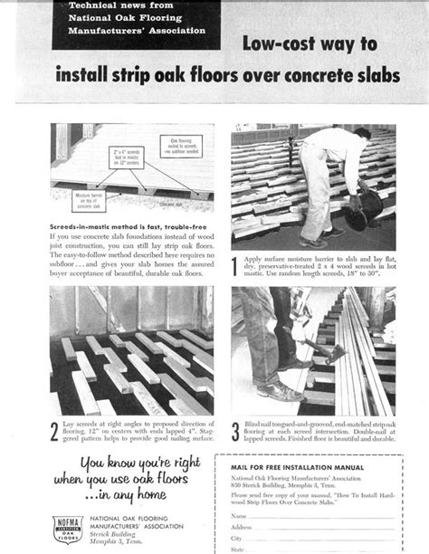 The customer is our foundation. This vintage ad by NOFMA (National Oak Flooring ...