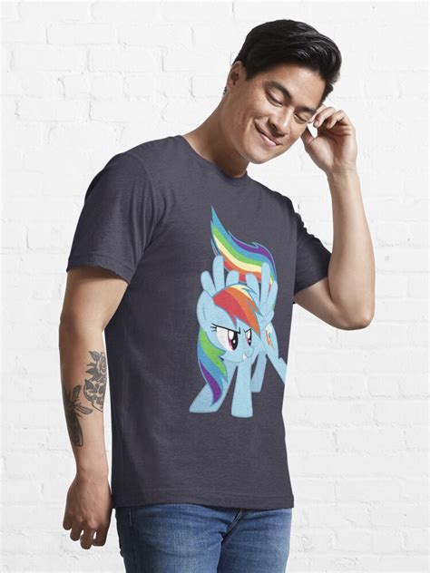 Rainbow Dash T Shirt For Sale By Gabeforsell Redbubble Mlp T