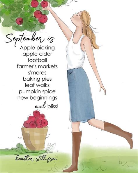 Heather 🌸 Stillufsen On Instagram “september Is🍎 I Love September