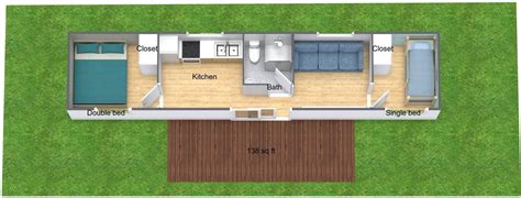 40Ft Container Home Floor Plans Floorplans Click