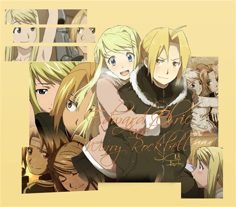 wallpaper edward elric and winry rockbell by jcmarts on deviantart