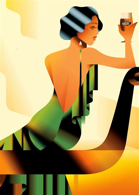 Mads Berg Art Deco Posters Art Deco Illustration Art Deco Fashion