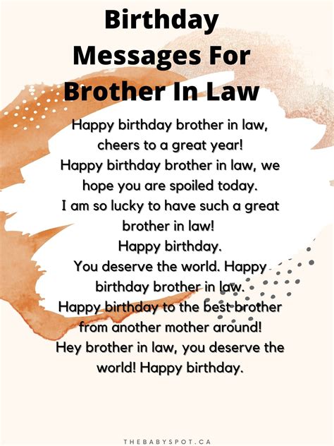 It S Your Brother In Law S Birthday Here Are Some Great Birthday Messages That You Can Text Or
