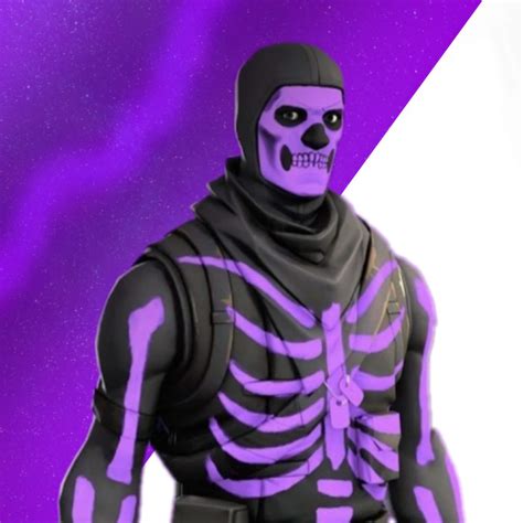 Critique Fortnite Skull Trooper Purple
