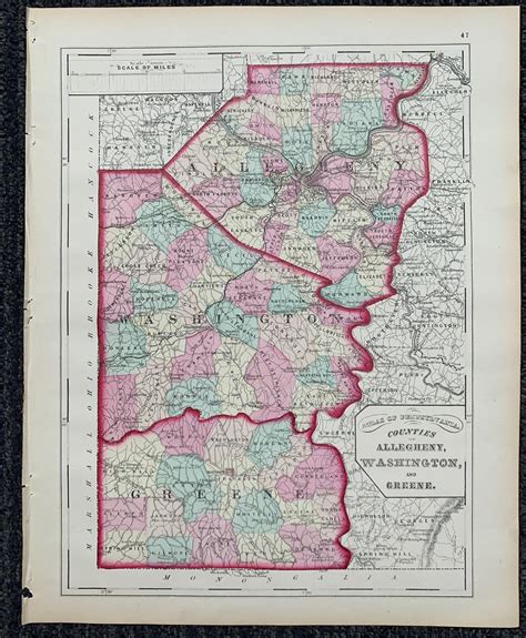 Atlas Of Pennsylvania 3 Poster Museum