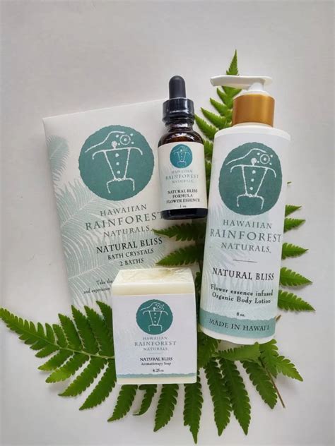 our bliss t set provides healing support to rejuvenate your senses hawaiian rainforest naturals