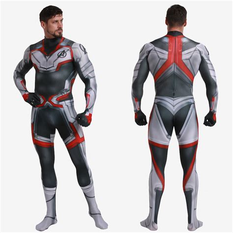 Avengers Endgame Quantum Realm Suit Cosplay Costume For Men Kids Unibuy
