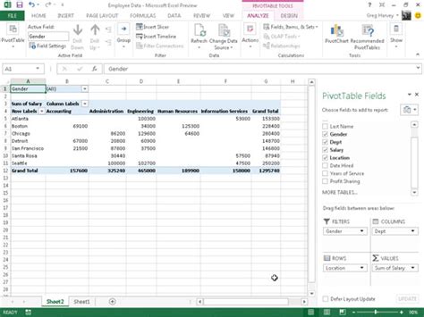 Understanding Pivot Tables In Excel 2013 Semolpor