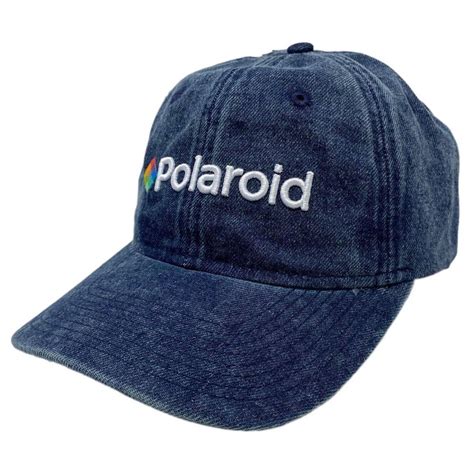 Polaroid Mens Hat Embroidered Front Detail Depop