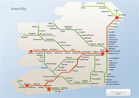 Ireland Train Map Irish Rail Ireland S Phenomenal Train System