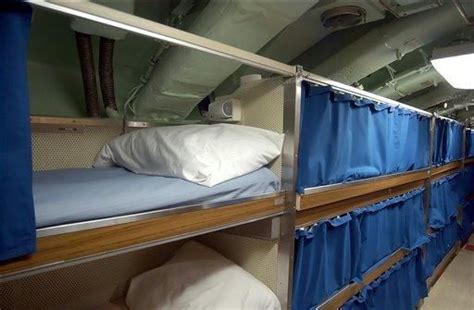 This Is A View Of The Crews Sleeping Quarters Aboard The Seawolf Class