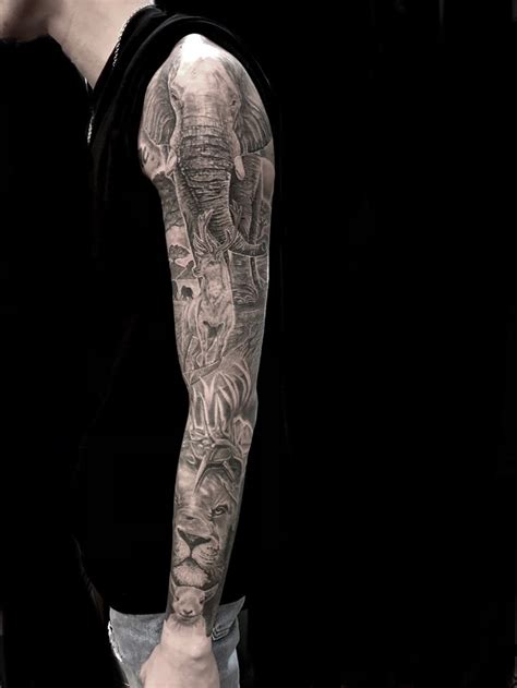 Full Sleeve Done By Jon Koon At Artistic Studio Hair And Tattoo