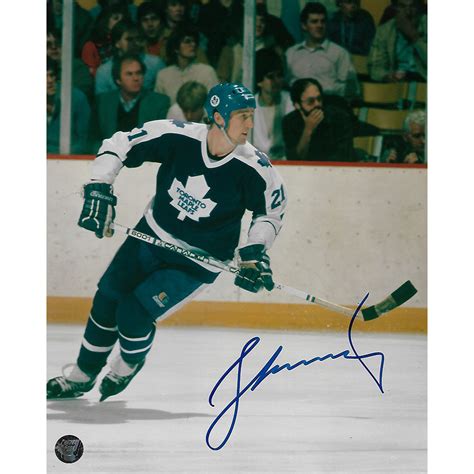 Borje Salming Autographed Toronto Maple Leafs 8x10 Photo Nhl Auctions
