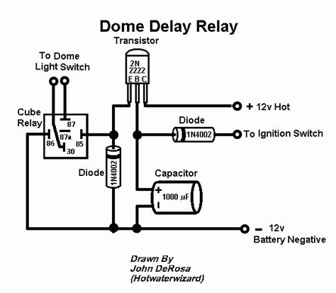 Diagram Time Delay Relay Wiring Diagram With Sensor Mydiagramonline