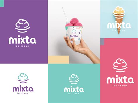 Ice Cream Store Branding Concept By Egzon Azemi On Dribbble