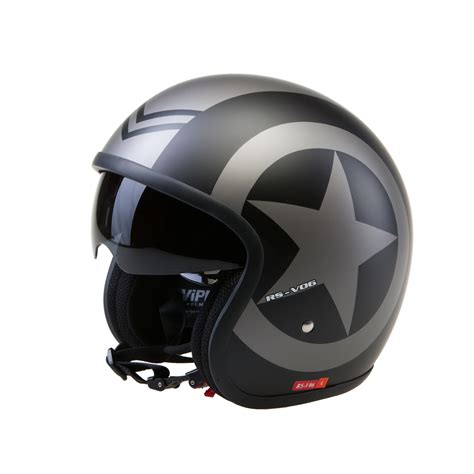 Viper Open Face Scooter Motorbike Motorcycle Helmet Crash Integrated