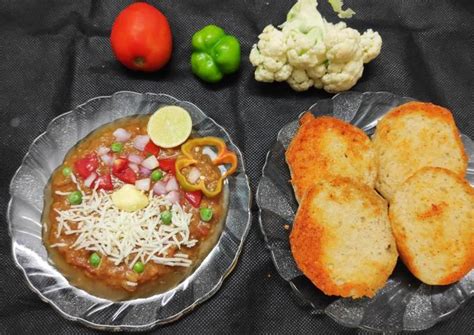 Cheese Pav Bhaji Recipe By Anoli Vinchhi Cookpad