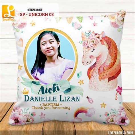 Unicorn Customized Souvenir Pillow Livepillow Customized Made Easy