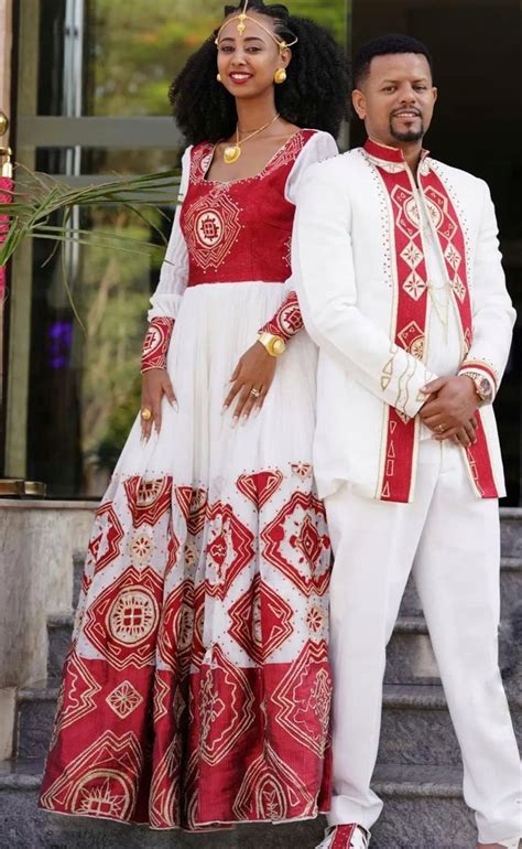 Couples Wedding Cloth Habesha Wedding Dress Couples Etsy