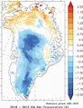 Greenland surface air temperature changes from 1981 to 2019 and ...