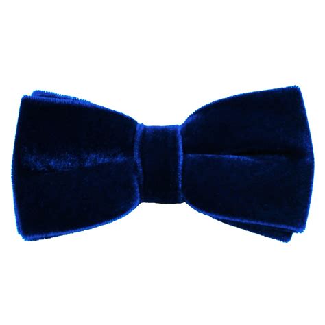 Plain Royal Blue Velvet Bow Tie From Ties Planet Uk