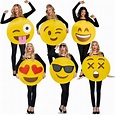 Details about Emoji Costume Adult Unisex Funny Emoticon Costumes ...