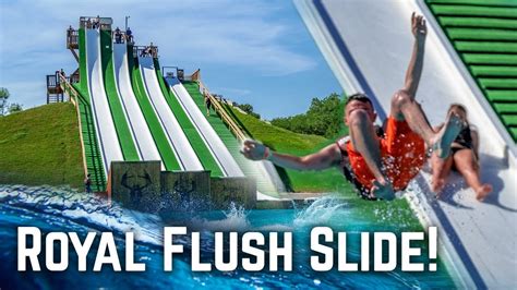america s most extreme water slide royal flush bsr cable park youtube