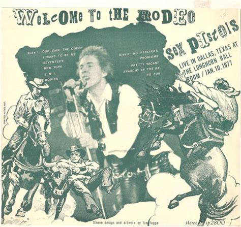 Sex Pistols Welcome To The Rodeo Releases Discogs