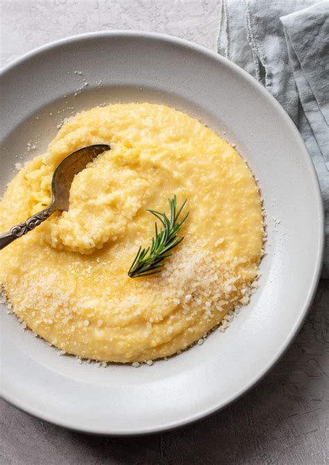 Creamy Parmesan Polenta Recipe Rezeptideen Cremiger Polenta Rezepte