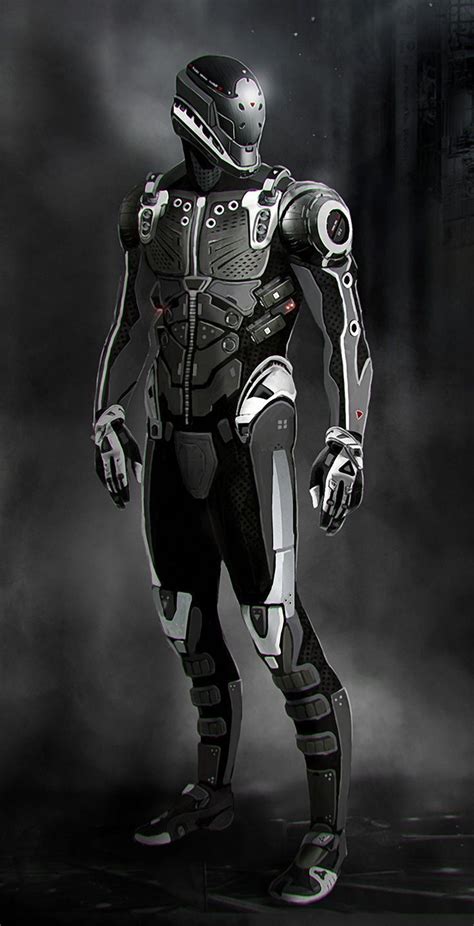 sᴄɪ ʙᴏʀɢ sci fi armor concept futuristic armor