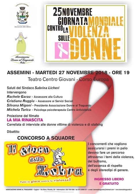 NOVEMBRE Giornata Internazionale Contro La Violenza Sulle Donne