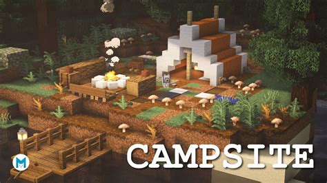 ⚒️ Minecraft How To Build A Campsite Youtube