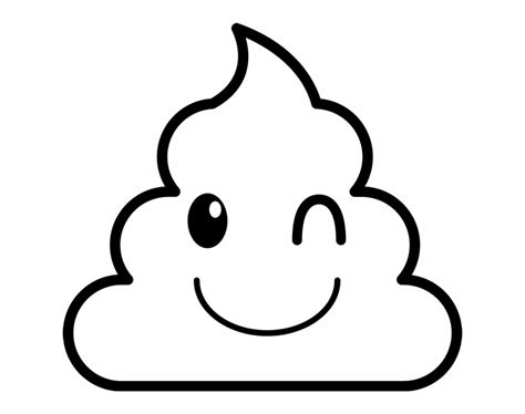 Free Poop Emoji Silhouette Download Free Poop Emoji Silhouette Png