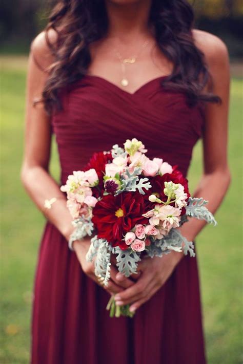 Fall Wedding Colors With Lush Details Modwedding Bridesmaid Dresses