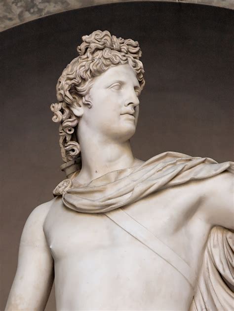 Ancient Roman Sculpture Belvedere Apollo Ca 130140 AD Roman