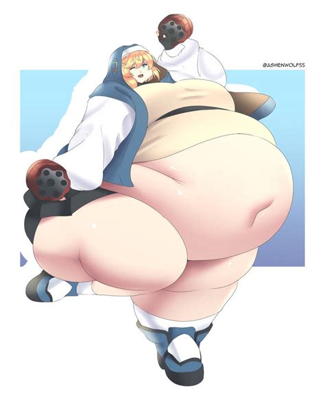 Rule 34 1girls Ashenwolf55 Big Belly Bridget Bridget Guilty Gear Fat Fat Female Fat Fetish