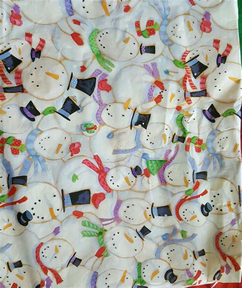 Snowman Christmas Wrapping Paper Christmas Wrapping Paper Christmas