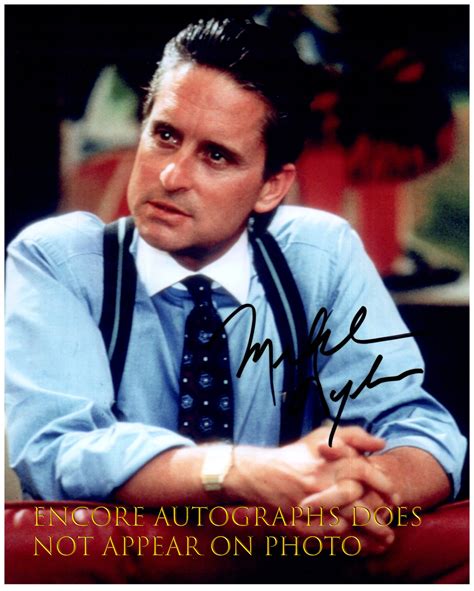 Michael Douglas Authentic Original Signed Autographed 8x10 W Coa 440