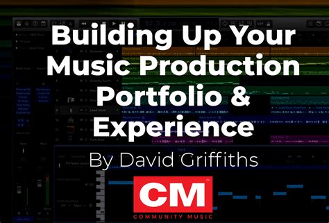 Building Up Your Music Production Portfolio And Experience