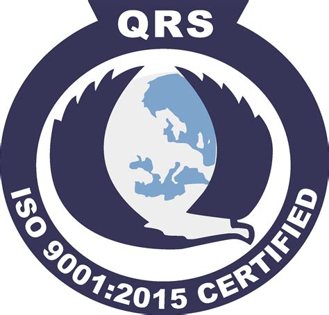 Qrs Iso 9001 2015 Certified Logo Vector Ai Png Svg Eps Free
