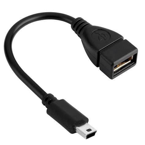 Buy SaiTech IT Mini USB OTG Cable For Digital Cameras USB A Female To Mini USB B Pin Male